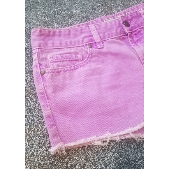 Victoria's Secret PINK neon purple cut off shorts - Picture 6 of 9